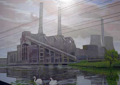 Leicester Power Station_Acrylic_Ed Bunney